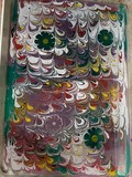 Ebru papier marbré